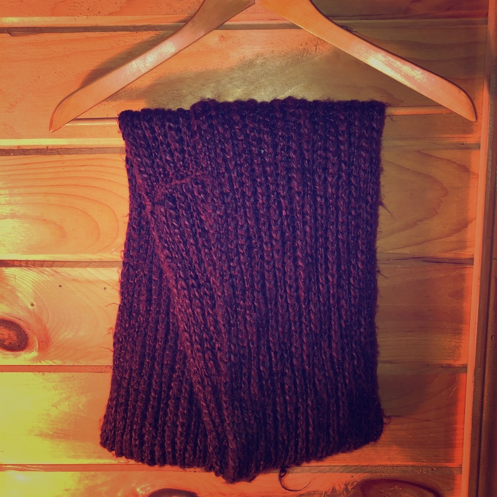 Dark Purple Infinity Scarf